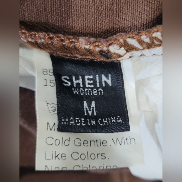 ❣️5|$25❣️SHEIN Brown Women Jeans - Picture 3 of 3